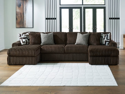 Midnight-Madness Sectional with Chaise - Levi's Discount Furniture (Vineland, NJ)