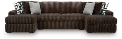 Midnight-Madness Sectional with Chaise - Levi's Discount Furniture (Vineland, NJ)
