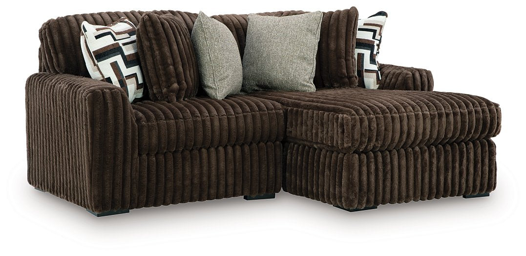 Midnight-Madness Sectional with Chaise - Levi's Discount Furniture (Vineland, NJ)