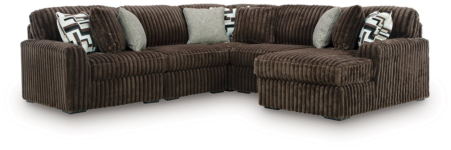 Midnight-Madness Sectional with Chaise - Levi's Discount Furniture (Vineland, NJ)