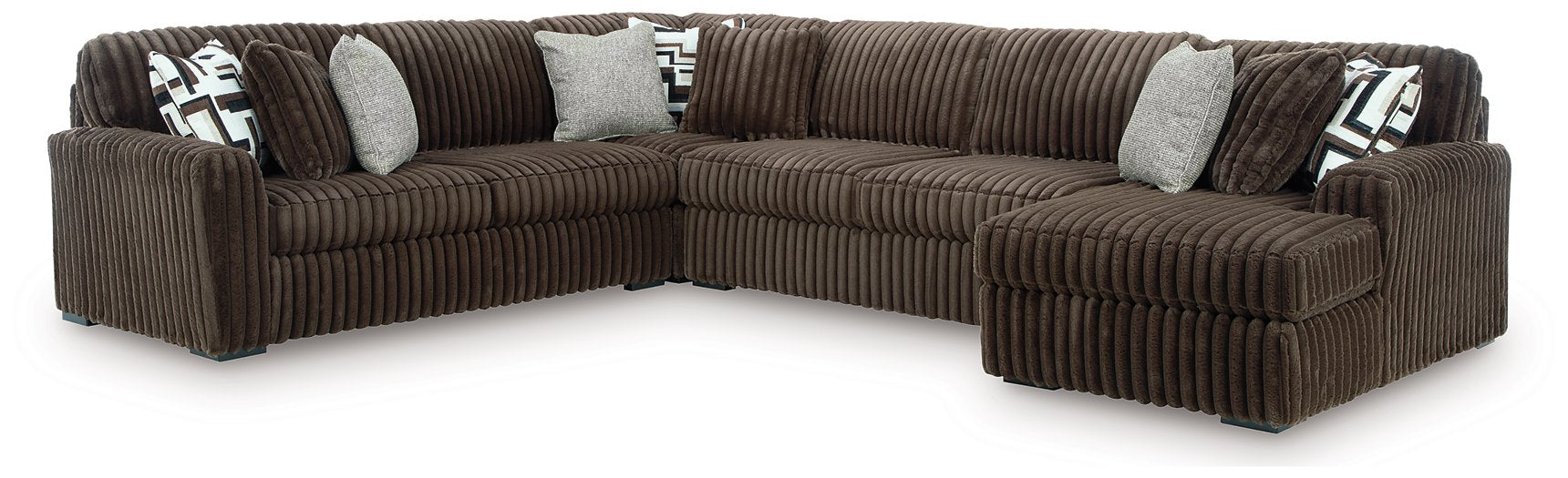 Midnight-Madness Sectional with Chaise - Levi's Discount Furniture (Vineland, NJ)