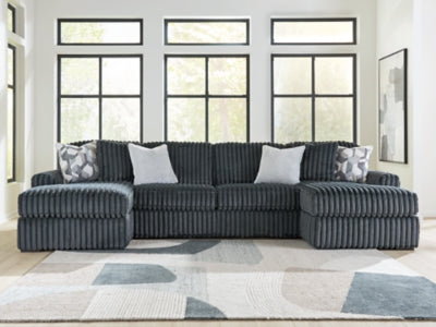 Midnight-Madness Sectional with Chaise - Levi's Discount Furniture (Vineland, NJ)