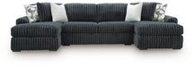 Midnight-Madness Sectional with Chaise - Levi's Discount Furniture (Vineland, NJ)