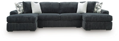 Midnight-Madness Sectional with Chaise - Levi's Discount Furniture (Vineland, NJ)