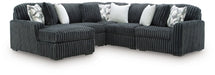 Midnight-Madness Sectional with Chaise - Levi's Discount Furniture (Vineland, NJ)