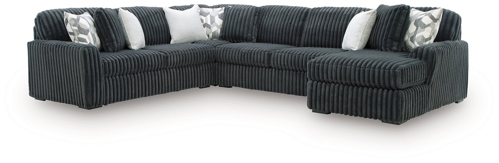 Midnight-Madness Sectional with Chaise - Levi's Discount Furniture (Vineland, NJ)