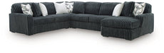 Midnight-Madness Sectional with Chaise - Levi's Discount Furniture (Vineland, NJ)