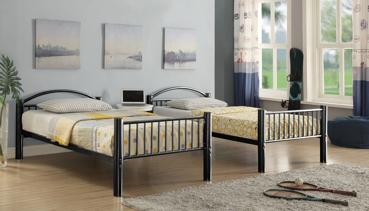 Cayelynn Black Bunk Bed (Twin/Twin) - Levi's Discount Furniture (Vineland, NJ)