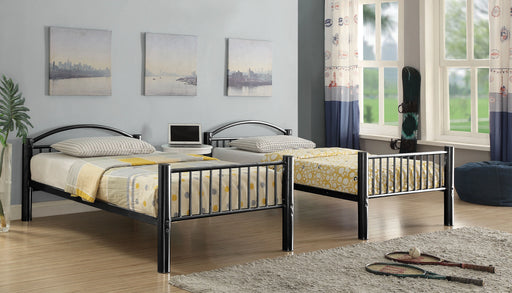 Cayelynn Black Bunk Bed (Twin/Twin) - Levi's Discount Furniture (Vineland, NJ)