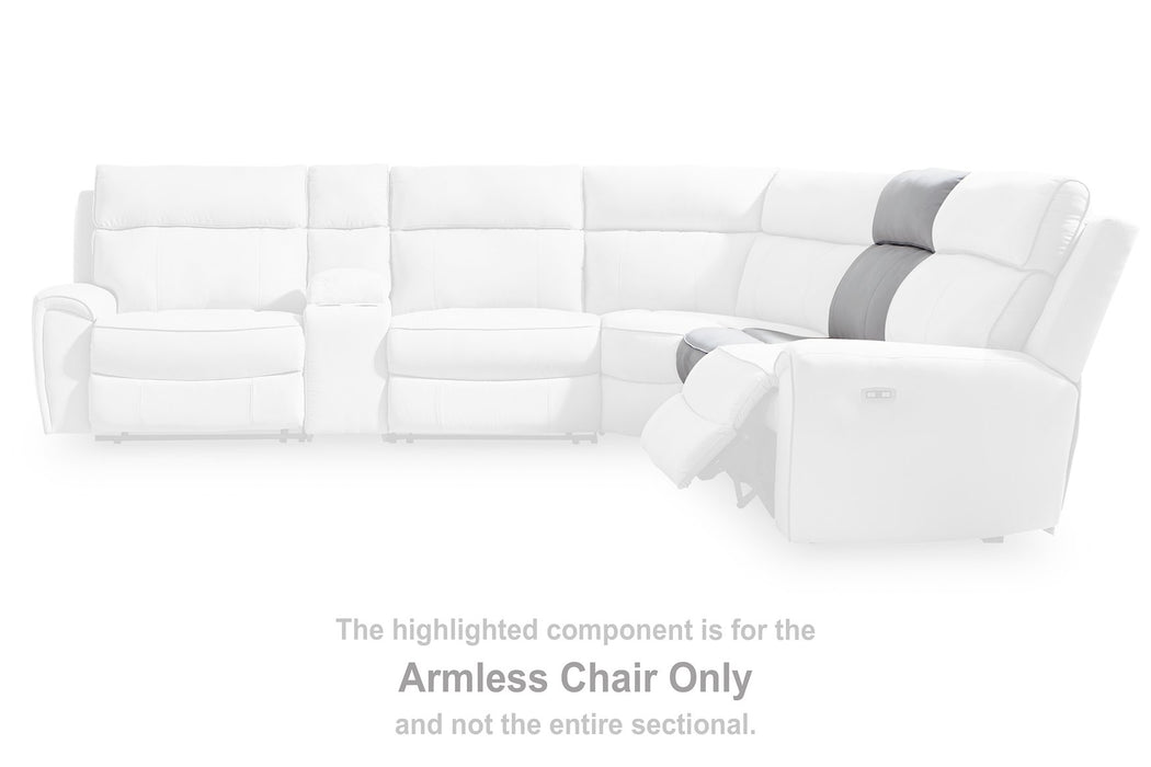 Social Pointe Reclining Sectional with Storage Console