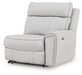 Social Pointe Reclining Sectional with Storage Consoles - Levi's Discount Furniture (Vineland, NJ)