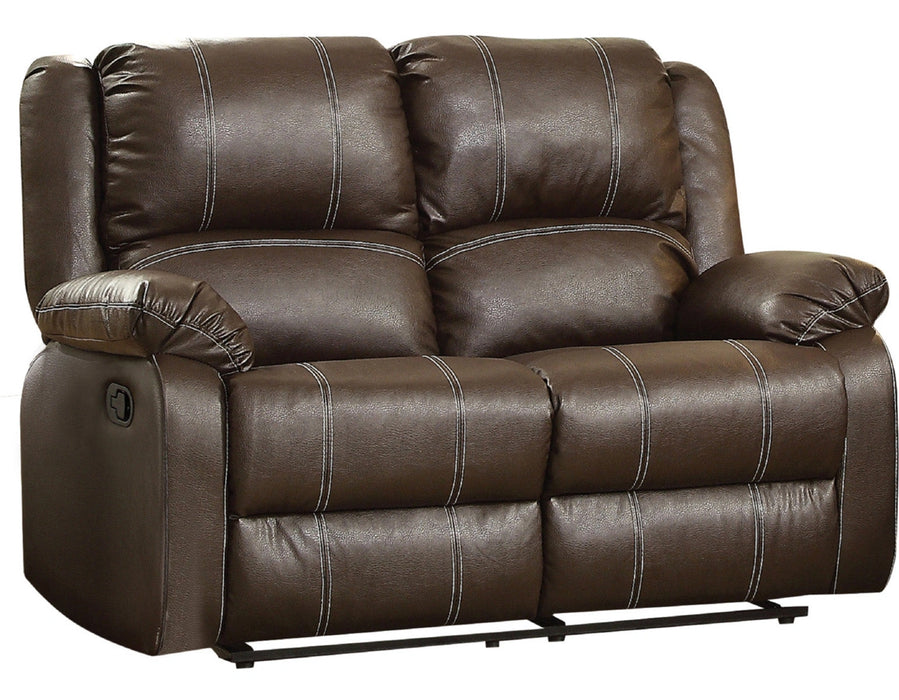 Acme Furniture Zuriel Motion Loveseat in Brown 52281 - Levi's Discount Furniture (Vineland, NJ)