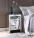 Malish Mirrored Accent Table (LED) - Levi's Discount Furniture (Vineland, NJ)