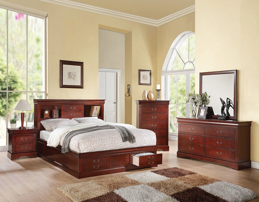 Louis Philippe III Cherry Queen Bed - Levi's Discount Furniture (Vineland, NJ)