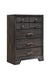 Crown Mark Jaymes Chest in Dark Brown image
