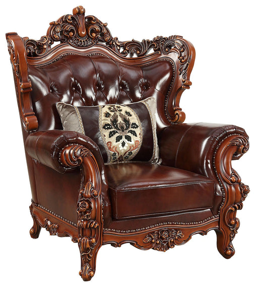 Acme Furniture Eustoma Chair in Cherry and Walnut 53067 - Levi's Discount Furniture (Vineland, NJ)