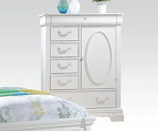 ACME Estrella Youth Chest in White 30246 - Levi's Discount Furniture (Vineland, NJ)
