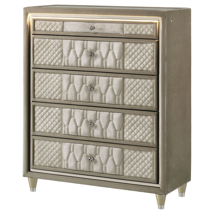 Lorient Chest of Drawers with LED Lighting - Levi's Discount Furniture (Vineland, NJ)