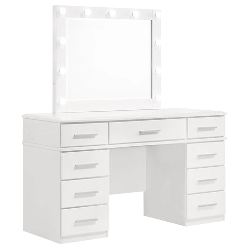 Felicity Makeup Vanity Table with LED Mirror - Levi's Discount Furniture (Vineland, NJ)