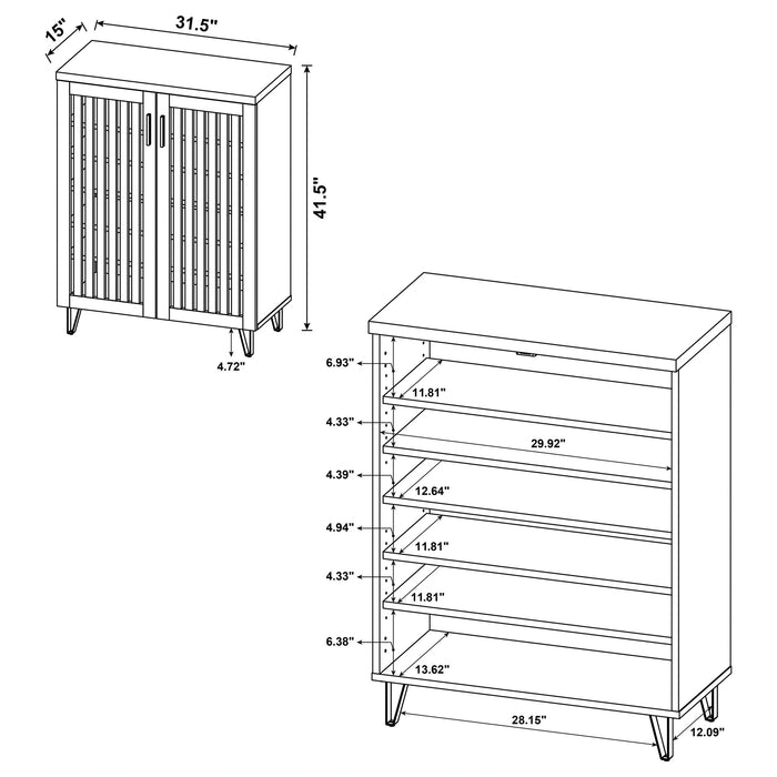 Brixton Shoe Cabinet - Levi's Discount Furniture (Vineland, NJ)