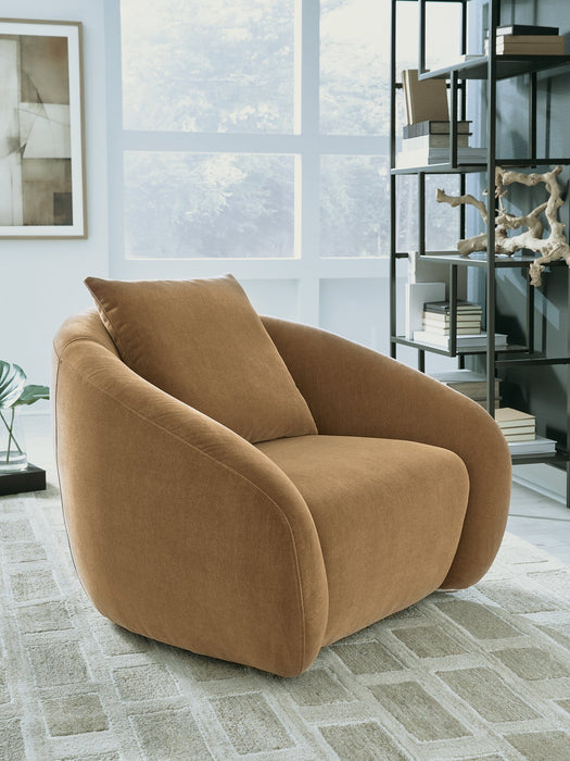 Yahya Swivel Accent Chair - Levi's Discount Furniture (Vineland, NJ)