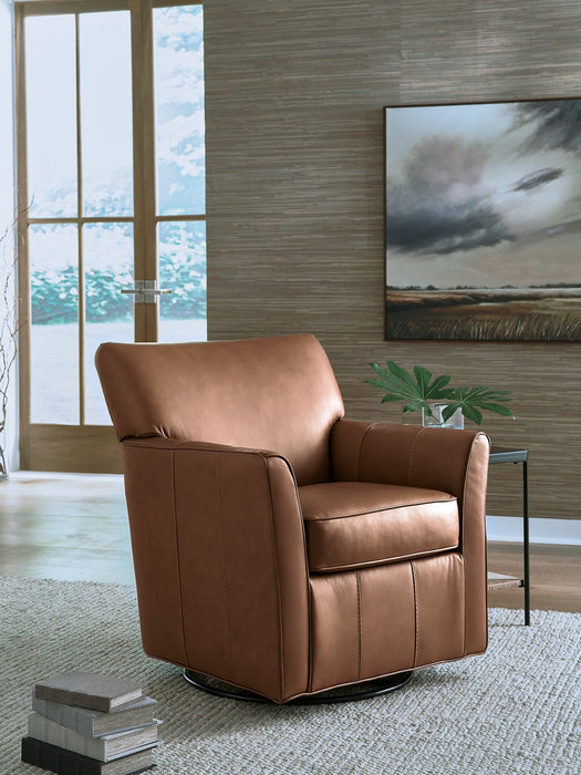 Braydunn Swivel Glider Accent Chair - Levi's Discount Furniture (Vineland, NJ)