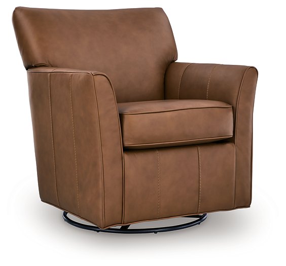 Braydunn Swivel Glider Accent Chair - Levi's Discount Furniture (Vineland, NJ)