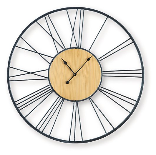 Brockett Wall Clock - Levi's Discount Furniture (Vineland, NJ)
