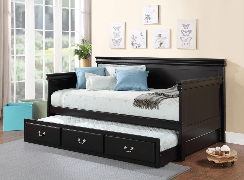 Bailee Black Daybed (Twin Size) - Levi's Discount Furniture (Vineland, NJ)