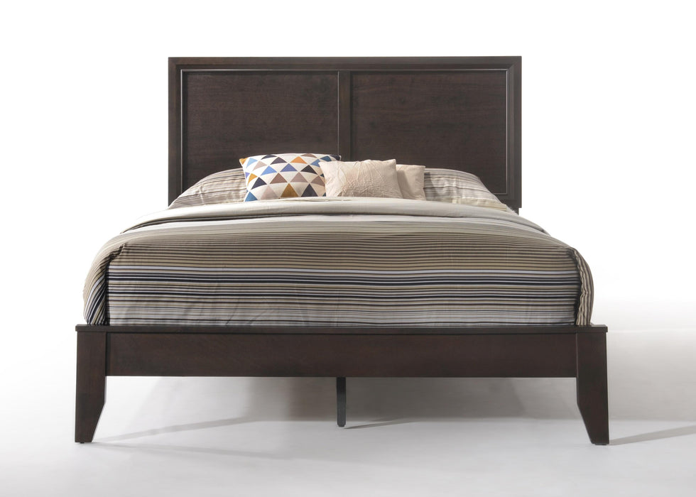 Madison Espresso Queen Bed - Levi's Discount Furniture (Vineland, NJ)
