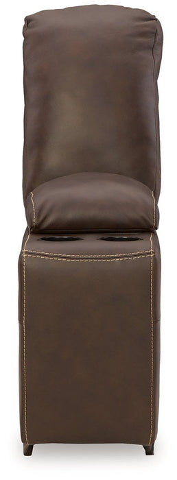 Dunleith Power Reclining Loveseat with Console - Levi's Discount Furniture (Vineland, NJ)