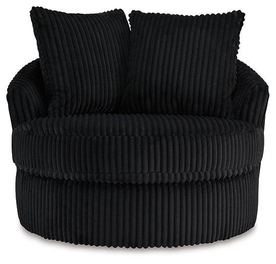 Gramwell Swivel Accent Chair - Levi's Discount Furniture (Vineland, NJ)