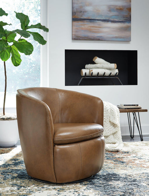 Kierreys Swivel Accent Chair - Levi's Discount Furniture (Vineland, NJ)