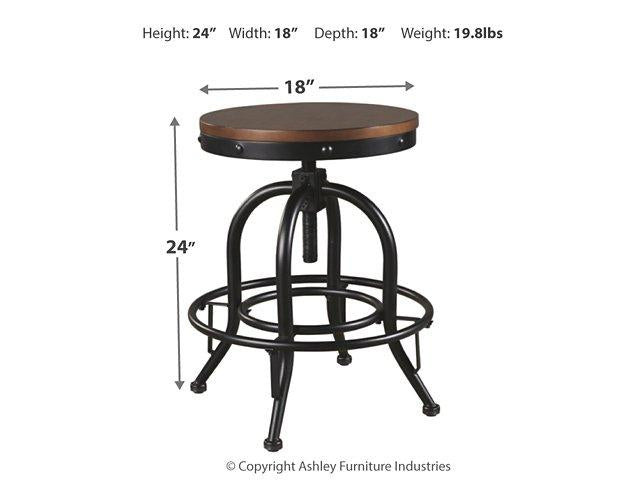Valebeck Counter Height Bar Stool - Levi's Discount Furniture (Vineland, NJ)