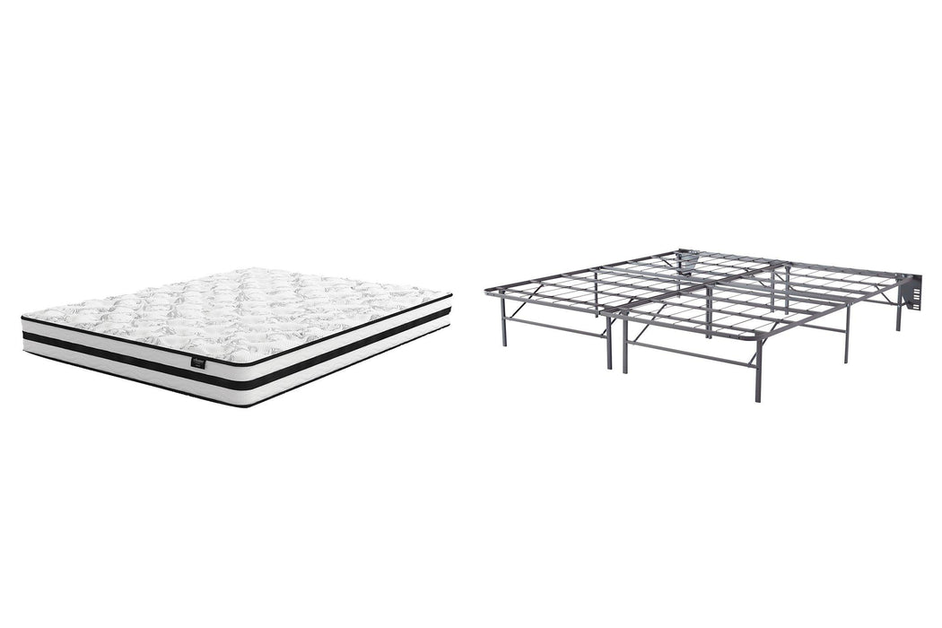 8 Inch Chime Innerspring Mattress Set - Levi's Discount Furniture (Vineland, NJ)