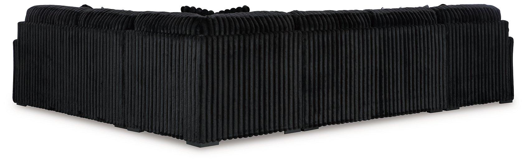 Midnight-Madness Sectional with Chaise - Levi's Discount Furniture (Vineland, NJ)