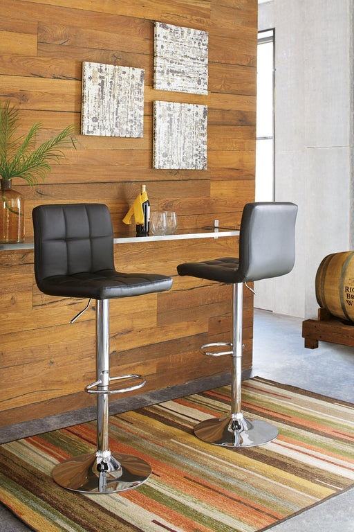 Bellatier Adjustable Height Bar Stool - Levi's Discount Furniture (Vineland, NJ)