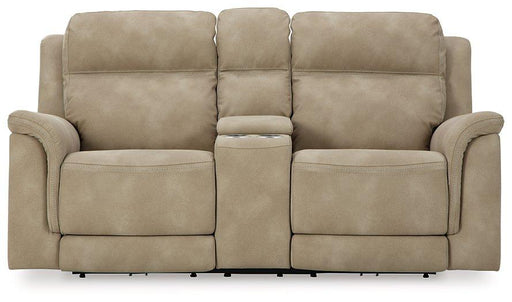 Next-Gen DuraPella Power Reclining Loveseat with Console - Levi's Discount Furniture (Vineland, NJ)
