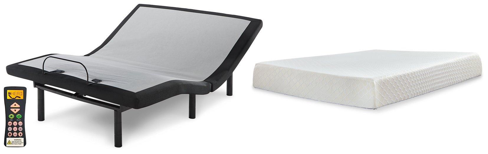 10 Inch Chime Memory Foam Mattress Set - Levi's Discount Furniture (Vineland, NJ)