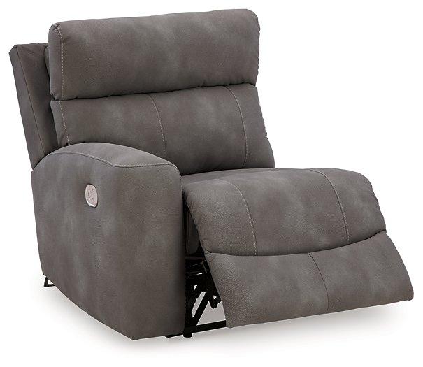 Next-Gen DuraPella Power Reclining Sectional Loveseat - Levi's Discount Furniture (Vineland, NJ)