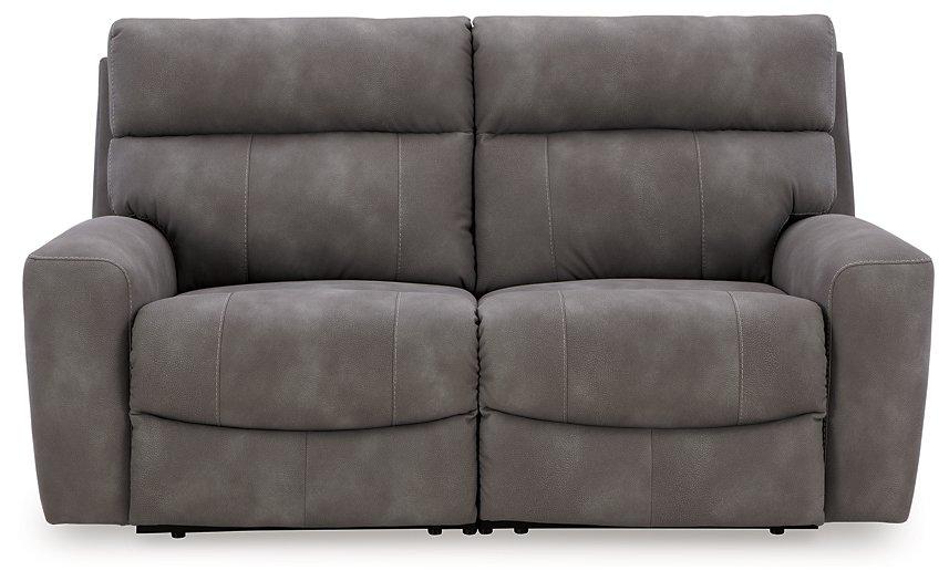 Next-Gen DuraPella Power Reclining Sectional Loveseat - Levi's Discount Furniture (Vineland, NJ)