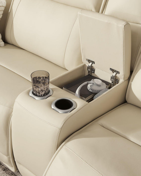 Double Deal Reclining Sectional with Console - Levi's Discount Furniture (Vineland, NJ)