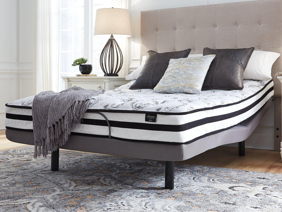 8 Inch Chime Innerspring Mattress Set - Levi's Discount Furniture (Vineland, NJ)