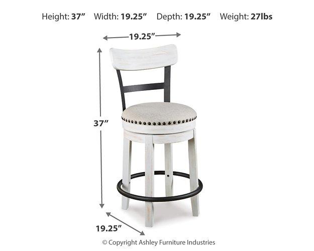Valebeck Counter Height Bar Stool - Levi's Discount Furniture (Vineland, NJ)