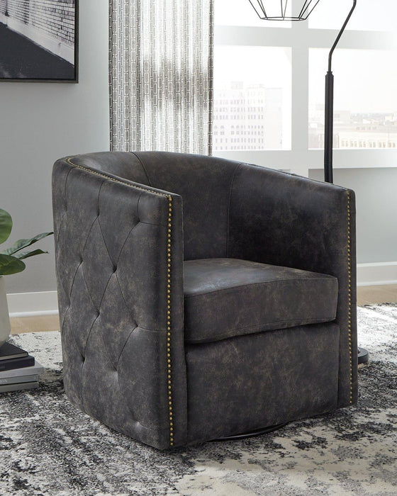 Brentlow Swivel Accent Chair - Levi's Discount Furniture (Vineland, NJ)