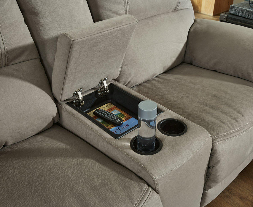 Next-Gen Gaucho Reclining Loveseat with Console - Levi's Discount Furniture (Vineland, NJ)
