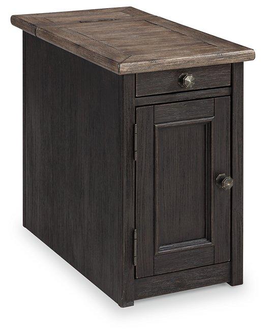 Tyler Creek Chairside End Table with USB Ports & Outlets Levi's