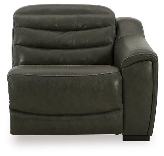 Center Line Power Reclining Sectional Loveseat - Levi's Discount Furniture (Vineland, NJ)