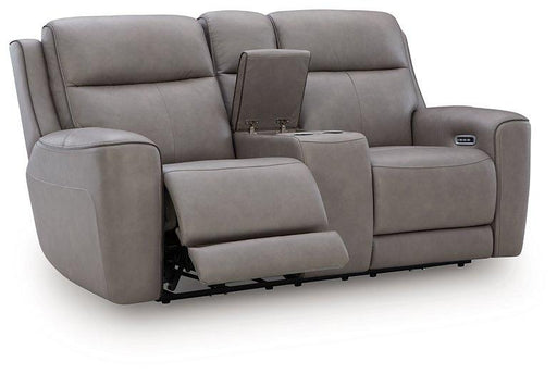 5Z-Comfort Power Reclining Loveseat with Console - Levi's Discount Furniture (Vineland, NJ)
