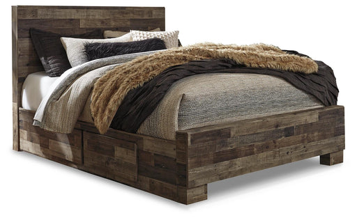 Derekson Bed with 2 Side Storage - Levi's Discount Furniture (Vineland, NJ)